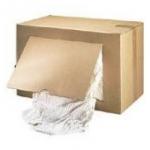 CHIFFONS BLANCS DRAP COTON SUPERIEUR Carton 10 kgs 