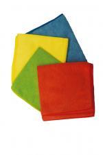 MICROFIBRE de Luxe fort 250Gr ROUGE-40X40CM-PAR 5 250GR