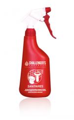 VAPORISATEUR ROUGE 600 ml SERIGRAPHIE "Sanitaire"