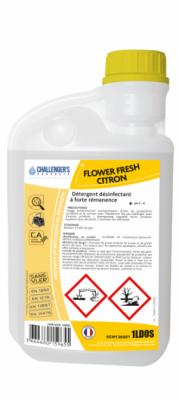 FLOWER FRESH CITRON 1L Doseur DETERGENT DESINFECTANT REMANENT- FLACON DOSEUR