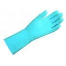 GANTS LATEX/JERSEY BLEU T.7 (PETIT)