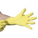 GANTS MENAGE TAILLE S T.7 - JAUNE - LA PAIRE 12 paires/sachet-192 p/carton