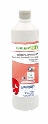 SANITAIRE CONCENTRE 1L Challenge'Vert - ECOLABEL Parfum Fleuri