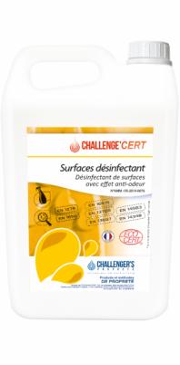 SURFACES DESINF. 5L CHALLENGE ECOCERT ANTI ODEURS