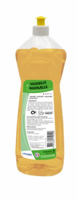 VAISSELLE MANUELLE 1L pet  LIQUIDE VAISSELLE MANUELLE  CONCENTRE